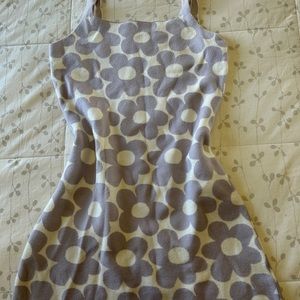 Knitted flower dress